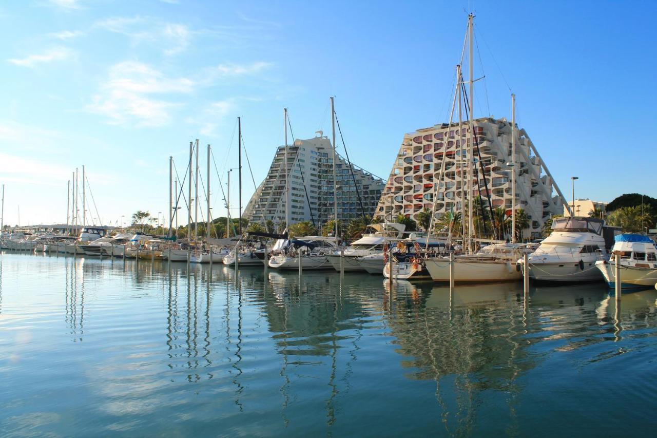 Le Sunrise Vue Mer Acces Plage- Spacieux-2 Terrasses-Wifi - Confort -Top Pros Servicesconciergerielagrandemotte La Grande Motte Luaran gambar