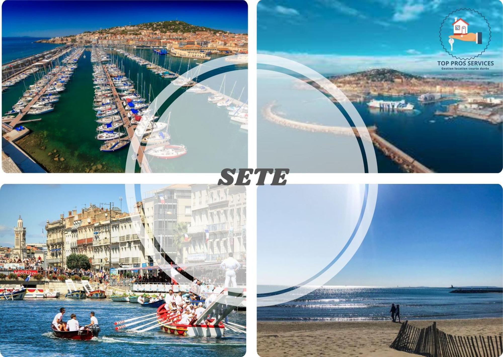 Le Sunrise Vue Mer Acces Plage- Spacieux-2 Terrasses-Wifi - Confort -Top Pros Servicesconciergerielagrandemotte La Grande Motte Luaran gambar